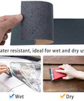 Pro Grade 25 Piece Sandpaper Set For Wet Dry Sanding With Grit Levels 1000 2000 3000 5000 7000 Silicon Carbide Sheets usage