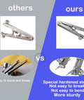 Watch Spring Bar Pliers Tool With Hardened Steel 10 Tip Pins For Watch Band Replacement vs competitors