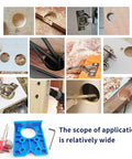Pro Grade Forstner Drill Bit Set Thirty Five Millimeter Concealed Hinge Jig Kit applications in wood and cabinets