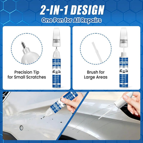 Ford Compatible White Touch Up Paint For F 150 Explorer And Escape 2 In 1 Scratch Repair Pen Color Accurate Oxford White YZ Z1 M6887
