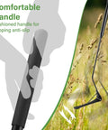 36 Inch Grass Whip With Double Edged Serrated Blade For Tall Grass And Overgrown Weeds Manual Yard Work Tool illustration