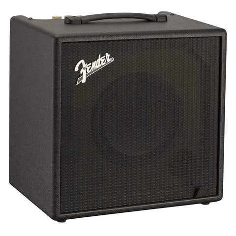 Rumble LT25 Bass Amplifier With 8 Inch Speaker, Black Finish, Ported Wooden Cabinet, Ambidextrous Controls, Color Display