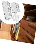 24 Pack Cabinet Door Kit Push In Latches For Cabinets Drawers And Wardrobes Keyless Spring Loaded Touch Release Bounce Catch Locks
