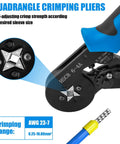 Pro Grade Ferrule Crimping Tool Kit With 1800 Wire End Terminals And Crimpers, Self Adjustable Ratchet For AWG 23 To 7