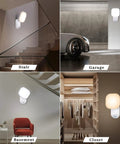 Straight Up Heavy Duty Wireless Motion Sensor Led Wall Lights With Rechargeable 6000 Mah Battery And Nifty Remote Control for stairs, garage, basement, and closet.