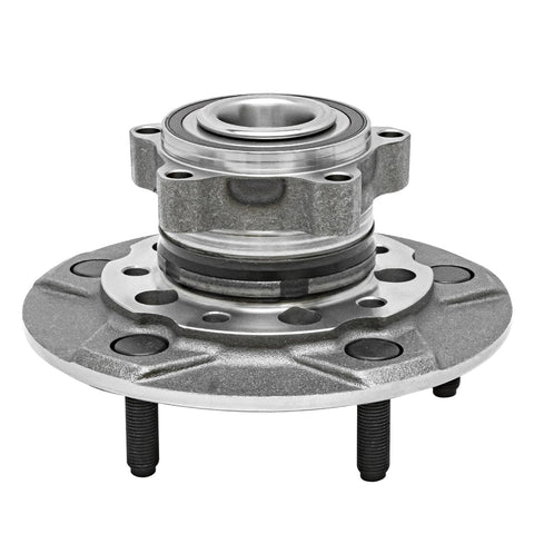 SRW Front Wheel Bearing Hubs Assembly Replacement For Ford Transit 2015 2019 Transit 150 250 350 And 350 HD With Single Rear Wheel Replaces Worn Bearings And Eliminates Play front view