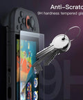 Nintendo Switch 2 2025 Screen Protector 9H Tempered Glass No Fuss Easy Install Tool Ultra Clear HD Clarity Anti Scratch Shield