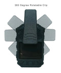 1296P Police Body Camera With 2 Inch Display Night Vision GPS Built In 128GB Memory Ideal For Security Guards And Bouncers Law Enforcement On The Go Anywhere showing 360-degree rotatable clip feature
