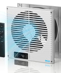 8 Inch Room To Room Through Wall Fan With Remote 320 CFM Air Transfer Quiet DC Motor 10 Speed Exhaust Fan For Bedroom