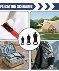 Universal Zipper Repair Kit With Three Size Sets And Double Sided Zippers Replacement Kit for jackets, tents, luggage, backpacks