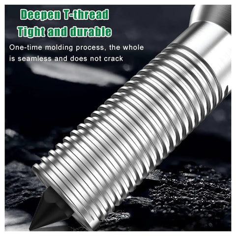 Close-up of Heavy Duty Hydraulic Gear Puller, 30 Ton Bidirectional Separator Tool, showcasing deep T-thread design and durable metal finish.