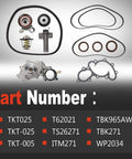 Engine Timing Belt Kit With Fresh Water Pump Set Compatible For Toyota Tacoma And Tundra Trucks From 1995 Till 2000 Ensure Smooth Engine Operation And Stop Breakdowns While Driving Using Beefy Parts That Outlast OEM Options Shop Best Deals Now. timing belt, water pump, seals, gasket