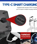 Close-up of Type-C charging port on the Hella Bright UTV Dome Light Plus Rechargeable Overhead Roll Bar Lamp.