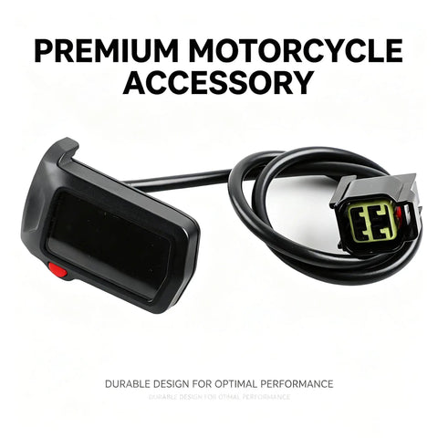 Direct Replacement Digital Speedometer With Hour Meter For Light Bee X And Light Bee S Electric Dirt Bike, Real Time Speed Display In KmH With Odometer And Total Ride Time On Large LCD