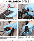 Installation steps for BL-03S Ceramic Mountain Bike Disc Brake Pads Two Pairs For Nutt Hydraulic Disc Brakes