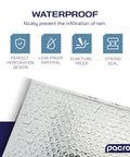 Heavy Duty Insulated Silver Thermal Bubble Mailers 8x11 with waterproof foil and sealing features displayed