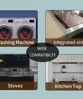 Stove Gap Cover 2 Pack Aluminum Kitchen Gap Filler For Cooktop Edges Black Easy To Install No Tools Flexible Cut featured