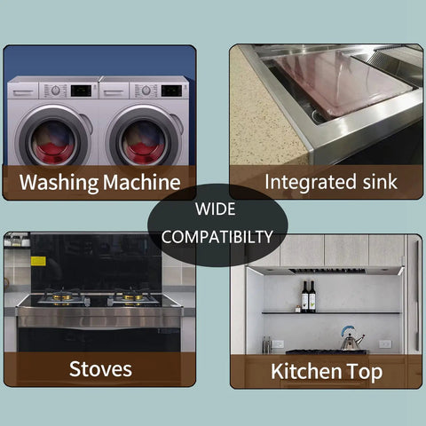 Stove Gap Cover 2 Pack Aluminum Kitchen Gap Filler For Cooktop Edges Black Easy To Install No Tools Flexible Cut featured