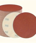 Six Inch Hook And Loop Sanding Discs 10 Pack 60 To 600 Grit Aluminum Oxide Heavy Duty Sandpaper For Wood Metal Smooth Finish display with P80 version.