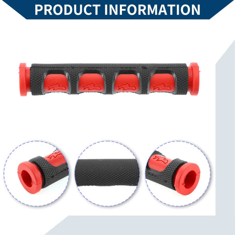 Universal Motorcycle Brake Lever Cover Non Slip Rubber Grip Sleeve Three Eighths Inch Anti Slip Hand Grip For Motorcycle Dirt Bike Scooter Bicycle Red 1 Pair Pack