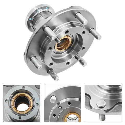 Front Wheel Bearing And Hub Assembly Kit For Toyota Tacoma 1995 2004 4WD With 2.4L 2.7L And 3.4L Engines Replacement visible in detail.