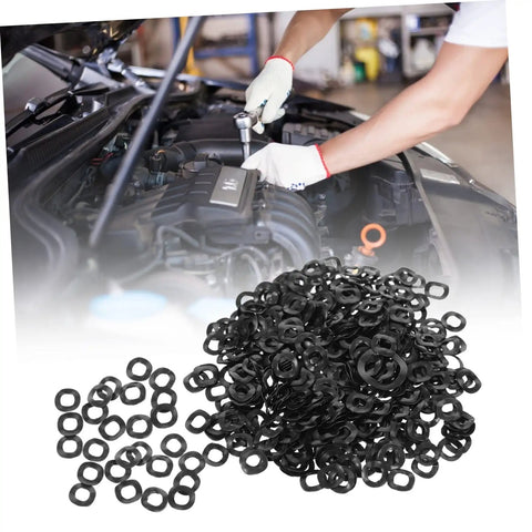 Wave Washer Kit 500 Pack Spring Steel Gasket Set For Load Distribution, Plumbing And Fastening, Durable Seals, Lock Washers, Versatile DIY And Professional Use in engine repair