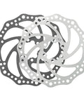 Rad Mountain Bike Mechanical Disc Brake Set Featuring 160mm Rotors showing two stainless steel rotors stacked on top.