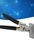 6 Inch Hand Seamer Straight Jaw Sheet Metal Bender Tool Pro Grade Chrome Vanadium Steel Form Edge Seaming Pliers with ergonomic handle