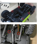 LED Light Strips Kit for Jimny Suzuki 1x16 Scale RC Car upgrade installation view