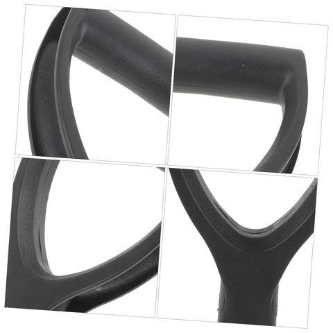 Close-up of D Handle Replacement Shovel Grip with Sturdy Plastic Handle for Gardening Tools Ergonomic Heavy Duty Non Deforming