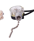 Electrical Pull Chain Switch SPST On Off For Fans And Small Appliances, 6 Amp 125 Volt AC, 6 Inch Wire Leads, Nickel Finish