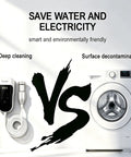 Image comparing Make Short Work Of Stubborn Grime With This Slick Mini Immersible Ultrasonic Cleaner to traditional washers.