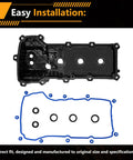 Valve Cover Gasket Set Compatible With Ford Edge Explorer F150 Mustang Transit 150 250 350 And Lincoln MKT MKX MKZ MKS Mobility MV1 2011 2020 Premium Direct Fit Gasket Kit For V6 Engines shown with components