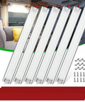 6-pack 12V LED Interior Light Bar for Trailers and RVs with mounting accessories and adhesive strips