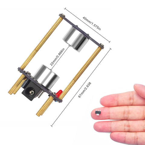 Ultrasonic Levitation Soldering Kit For Beginners A Hands On STEM Electronics DIY Practice Set dimensions and components detail