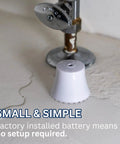 Compact Water Leak Alarm under pipe; 3 Pack Ready To Use No Setup Required Battery Included Factory Installed Perfect For Tight Spaces