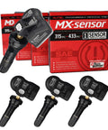 2 In 1 MaxiTPMS Tire Pressure Sensor 315MHz And 433MHz Press In OE Level Programmed With Rubber Valve Universal TPMS Sensor