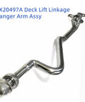 Beefed Up Mower Deck Lift Linkage Kit For John Deere L100 L105 L108 L110 L111 And Scotts L2048 L254 Replacement GX20497 Front Draft Rod Ball Joint Assembly With Lock Nut Spring Pin And Washers, steel rod