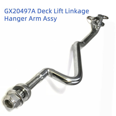 Beefed Up Mower Deck Lift Linkage Kit For John Deere L100 L105 L108 L110 L111 And Scotts L2048 L254 Replacement GX20497 Front Draft Rod Ball Joint Assembly With Lock Nut Spring Pin And Washers, steel rod