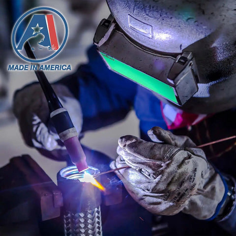 Welder using Heavy Duty Shade 9 Welding Lens Replacement Filter Passive Non Auto Darkening Safety Glass 2X4.25 Inch.