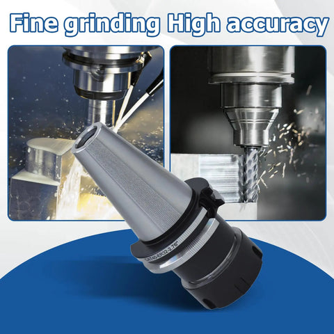CAT40 ER32 Collet Chuck 2.76 Inch Gage Length 8 Piece Tool Holder Set in CNC milling and engraving operation