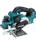 Badass Brushless Cordless Planer With 18v Lithium Power And An 82mm Precision Cutting Width For Sleek Finish Work Job Site Ready Bare Tool Build, showing precision blades and adjustable speed features.