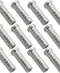 12 Pack Aluminum Arrow Inserts For Target Practice, 0.244 Inch ID, 8-32 Thread, Fits Compound Bow, Recurve Bow, And Crossbow Arrows