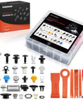 Top Shelf 310 Piece Retainer Clip Assortment For Hyundai Accent 2012-2017 with plastic push pins and removal tools.