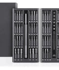 Kickstart Your DIY Game With This Awesome 63 In One Precision Screwdriver Set Featuring Magnetic Phillips Torx And Hex Bits For Tough Home Repairs And Electronics Fixin That Gonna Make You Feel Like A Total Pro. 63-bit case with CRV steel bits, aluminum handle, 20 x 10 x 3.2 cm