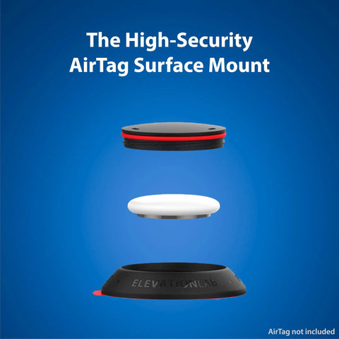 AirTag Adhesive Security Mount TagVault Low Profile Holder With 3M VHB Adhesive Waterproof Impact Proof Easy Install