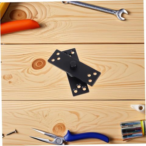 Heavy Duty 360 Degree Rotation Stainless Steel Pivot Hinge For Hidden Doors Concealed Door Hinge For Kitchen Cabinets And Bookcases With Invisible Design And Sturdy Construction By Zerodeko on wooden surface with tools