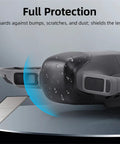 Close-up view of Drone Lens Cover Set For DJI NEO 2, gimbal protector cap showing anti-scratch dustproof protection on drone lens.