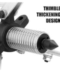 Close-up of thimble thickening design on Top Rated Heavy Duty 5 Ton Split Unit Hydraulic Gear Puller Wheel Bearing Remover.