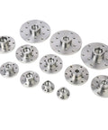 Shop Grade 4 Inch Wood Lathe Steel Faceplate With 1x8 Tpi Spindle Thread Tough As Nails Heavy Duty Alloy Chuck set of steel faceplates